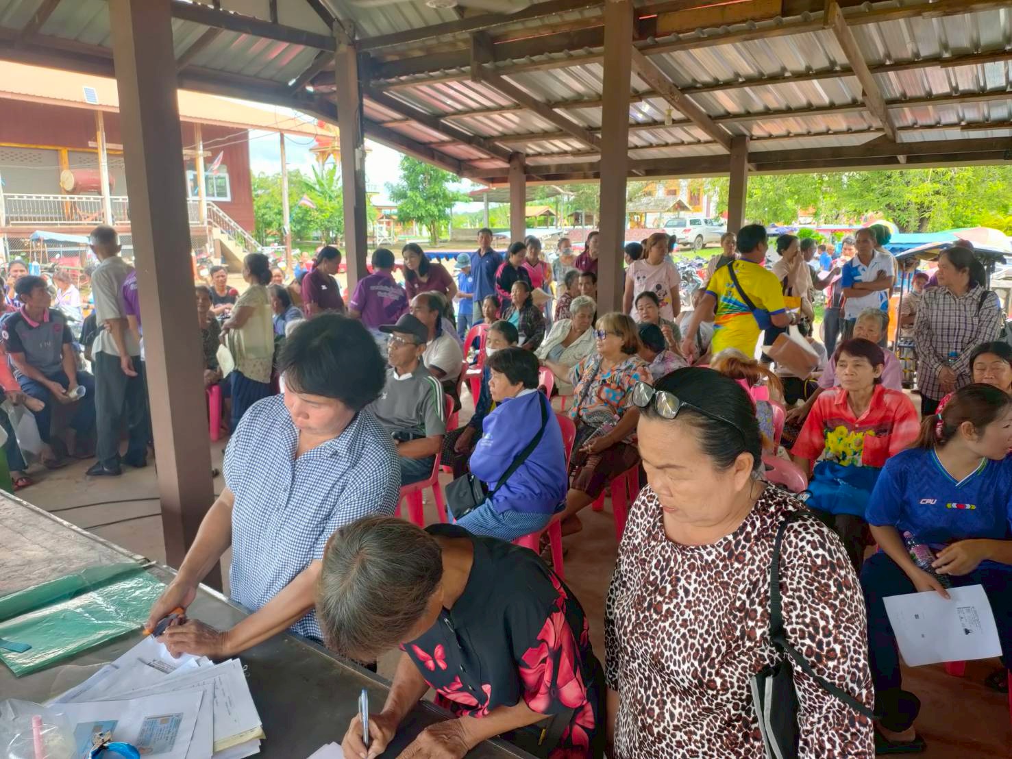 title - สำนักงานการปฏิรูปที่ดินจังหวัดบึงกาฬ ออกหน่วยรับคำร้องออกโฉนดเพื่อการเกษตร ให้แก่เกษตรกร